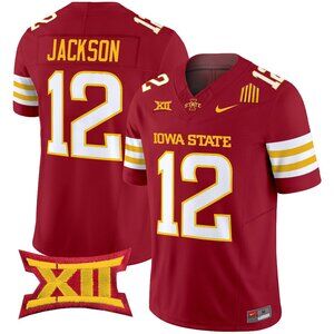 Mens Youths Kids Jaylon Jackson Red Vapor Stitched Jersey